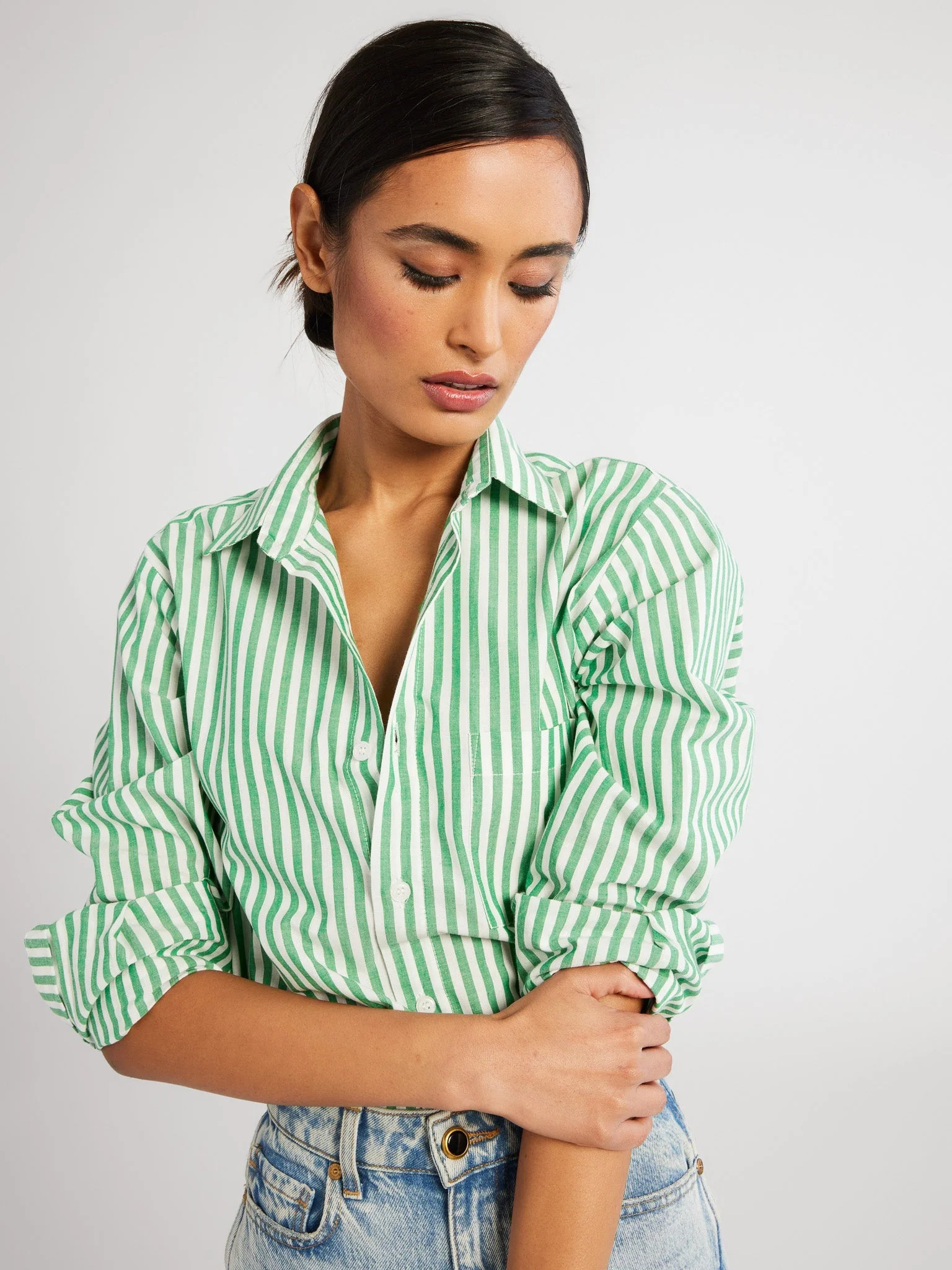 Sofia Top in Kelly Stripe | Mille