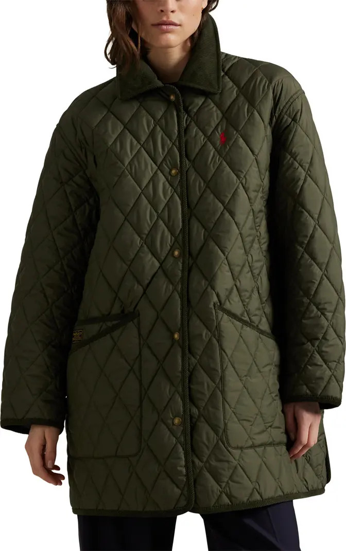 Water Repellent Quilted Barn Jacket | Nordstrom
