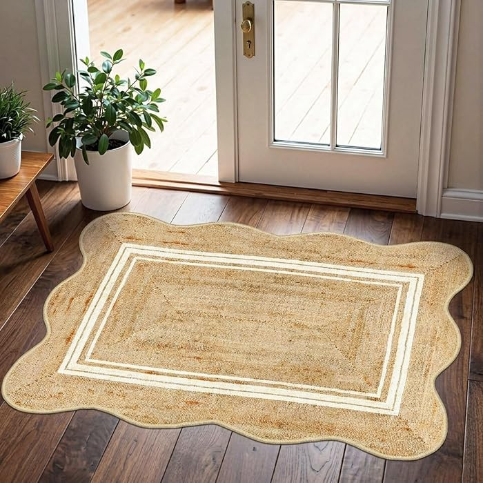 Front Door Rug - 2x3 Jute-Look Doormat Indoor Outdoor Entrance | Amazon (US)