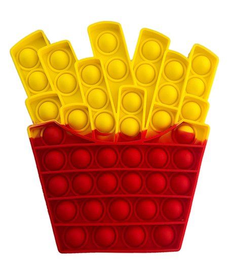 Red & Yellow French Fries Push Pop Sensory Toy | Zulily