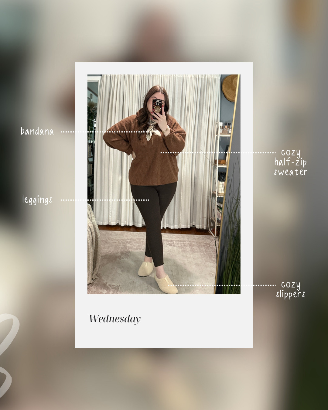 Nothing beats a tonal brown WFH outfit in the middle of the week. I paired a brown sweater half zip, matching leggings, and a white vintage tee for a layered, cozy look. The color palette feels intentional without trying too hard. Adding Kate Spade earrings and a gold + pearl bracelet makes it feel styled, not just lounge pieces thrown together.
Fit Notes:
• Half Zip: wearing size XL (slightly oversized)
• Tee: wearing size L (relaxed fit)
• Leggings: wearing size XL (ribbed, smoothing, true to size) 

 

#LTKootd #LTKMidsize #LTKWorkwear