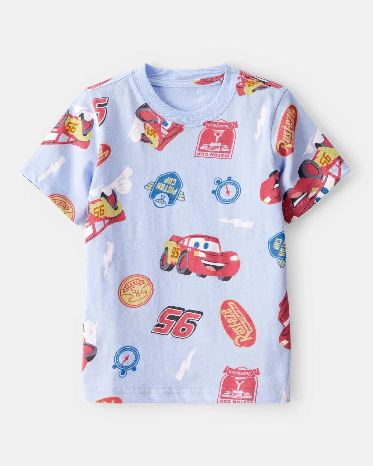 Toddler Boy Cars Lightning McQueen Short-Sleeve Graphic Tee - Blue | Carter's Inc