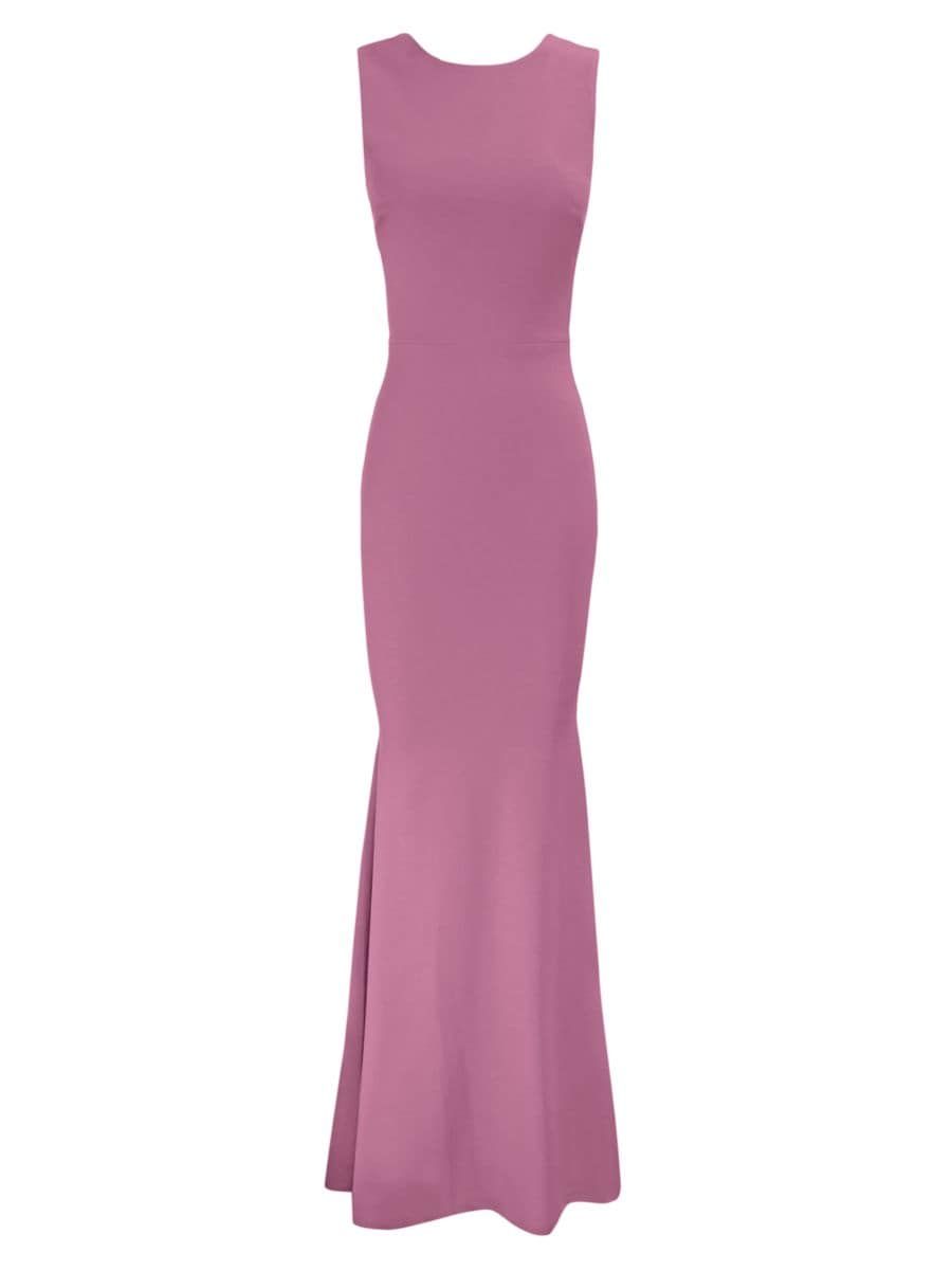Leighton Crepe Mermaid Dress | Saks Fifth Avenue