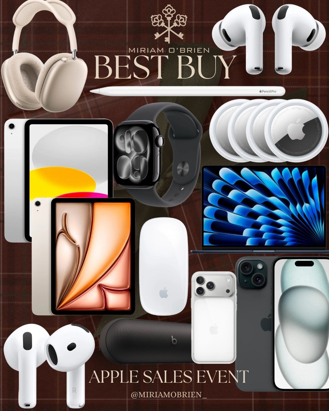 Best Buy Apple Sales Event is here!!! 

Follow me at @miriamobrien_ on IG and TikTok!

#AppleSales #BestBuySale #AppleGiftGuide #AppleHolidayGift

#LTKHoliday #LTKOver40 #LTKGiftGuide