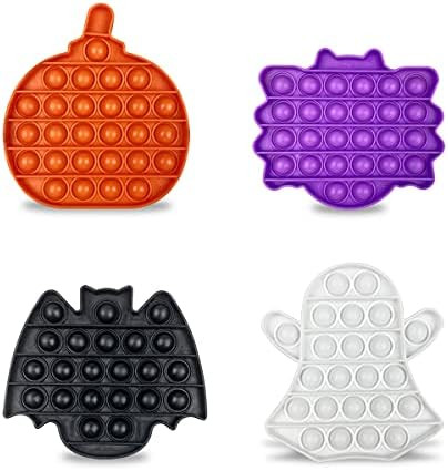 Jofan 4 Pack Halloween Fidget Sensory Pop Toys Packs for Kids Girls Boys Halloween Party Favors H... | Amazon (US)