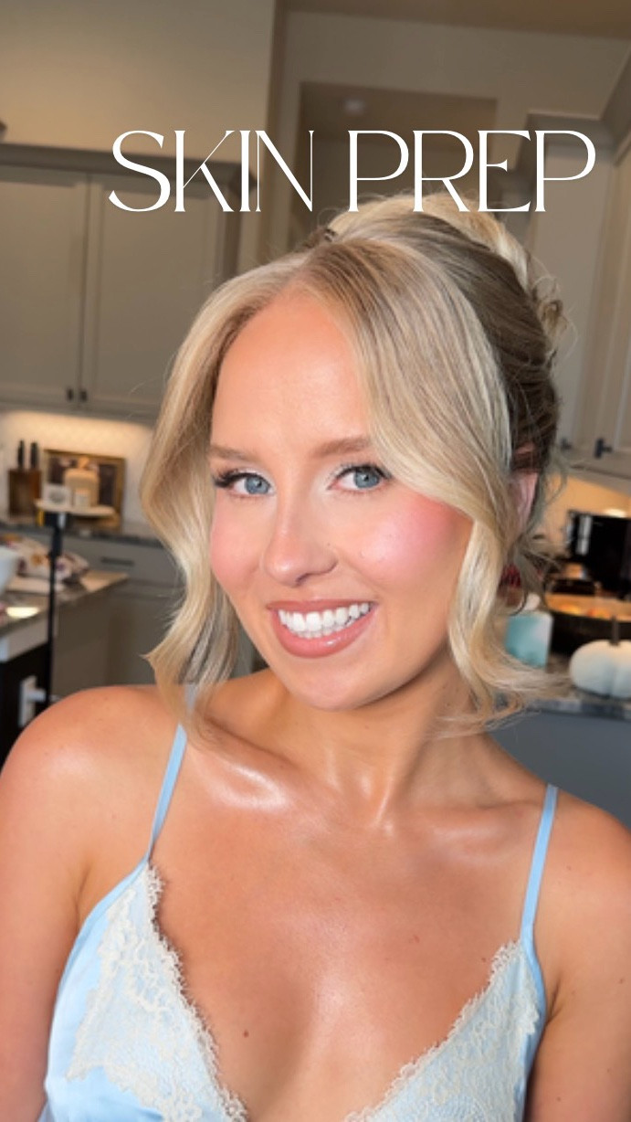 Let’s do some Skin Prep! All products will be linked on LTK #makeupartist #bridalmakeup #skinprep #bridalinspo