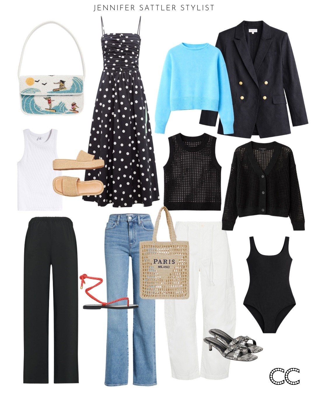 A capsule wardrobe that proves a little inspiration goes a long way. 