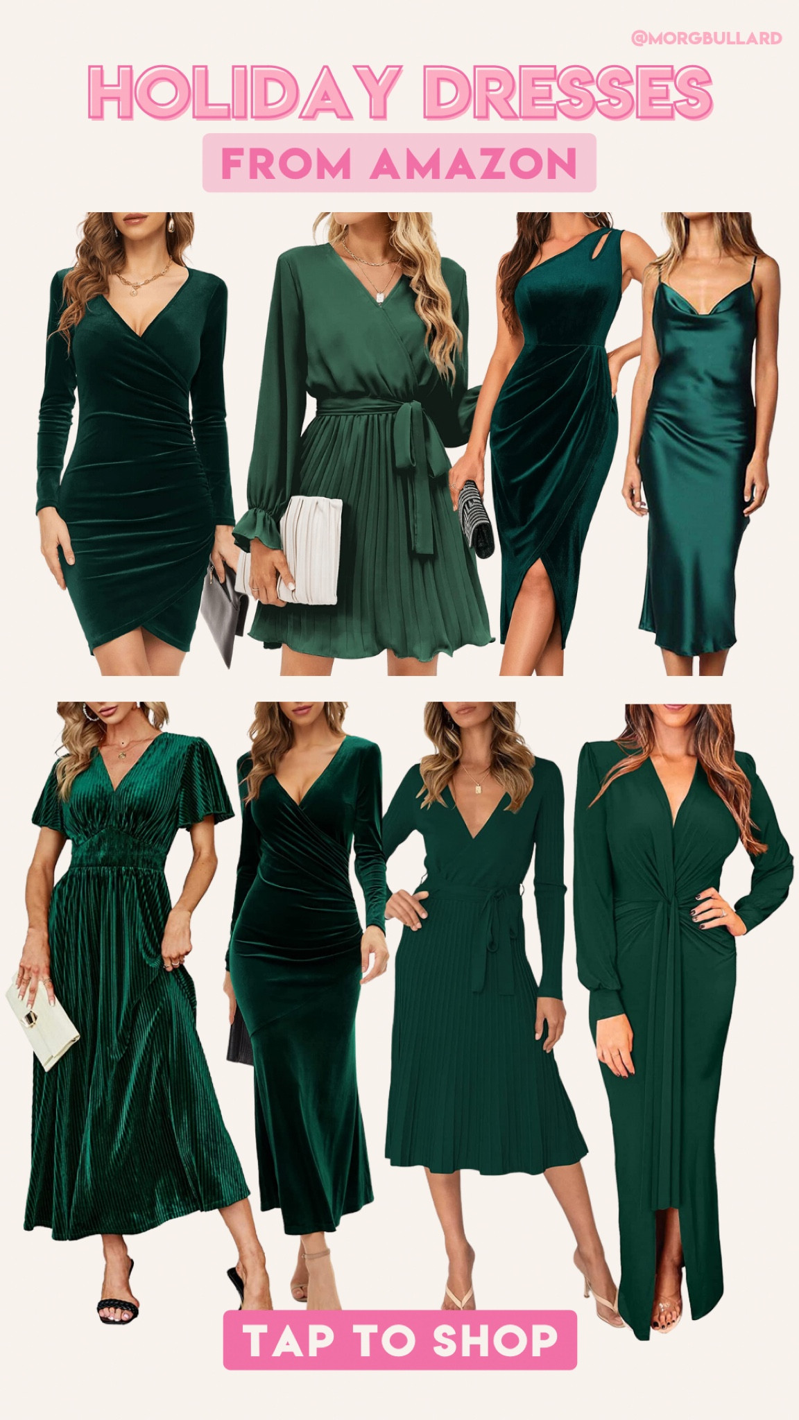 Holiday Dresses from Amazon | Green Dresses | Green Holiday Dresses | Christmas Dress

#LTKHoliday #LTKSeasonal #LTKunder100