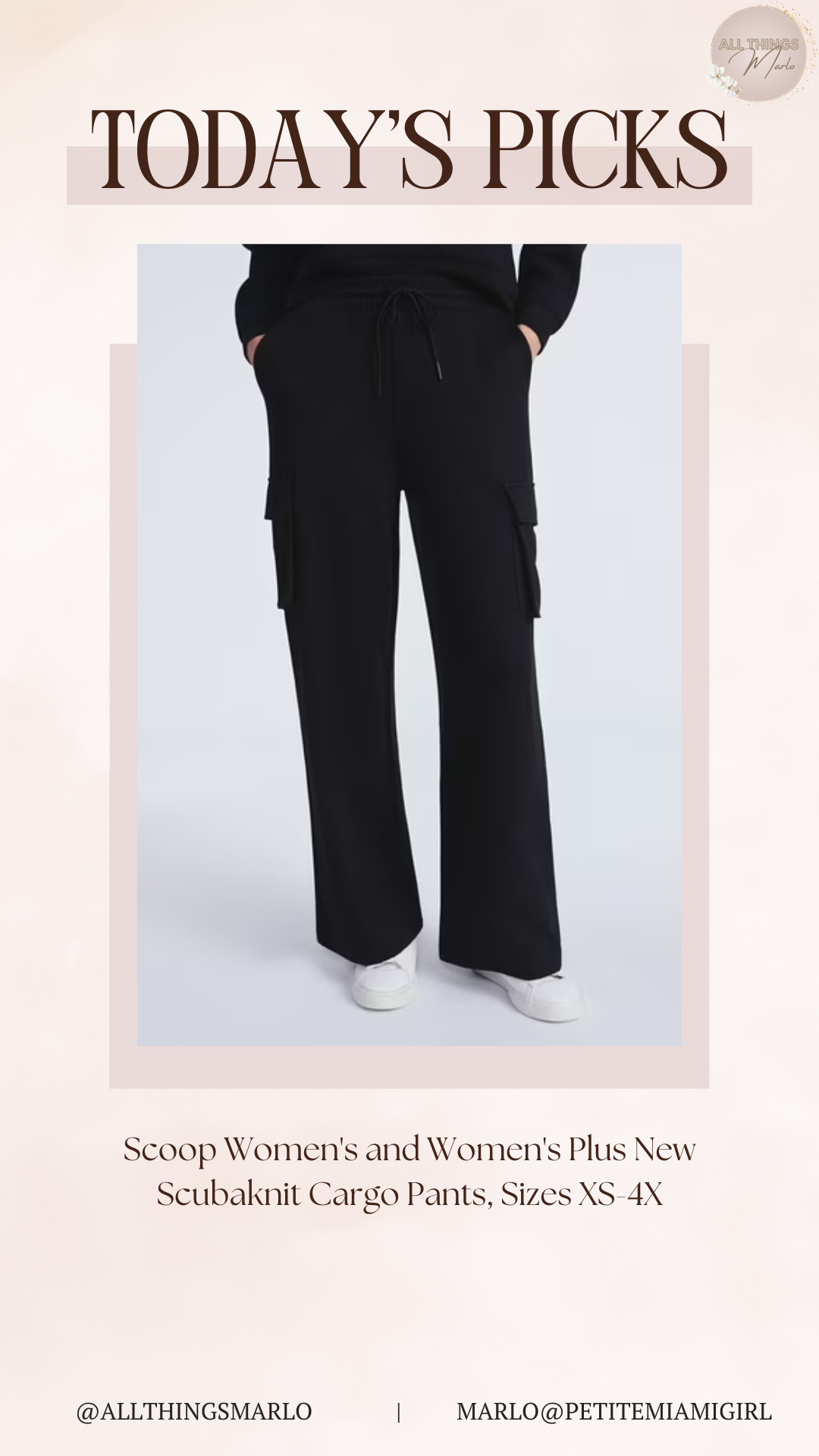 Scoop Women's and Women's Plus New Scubaknit Cargo Pants, Sizes XS-4X 

 #LTKGiftGuide #LTKHoliday #LTKSeasonal