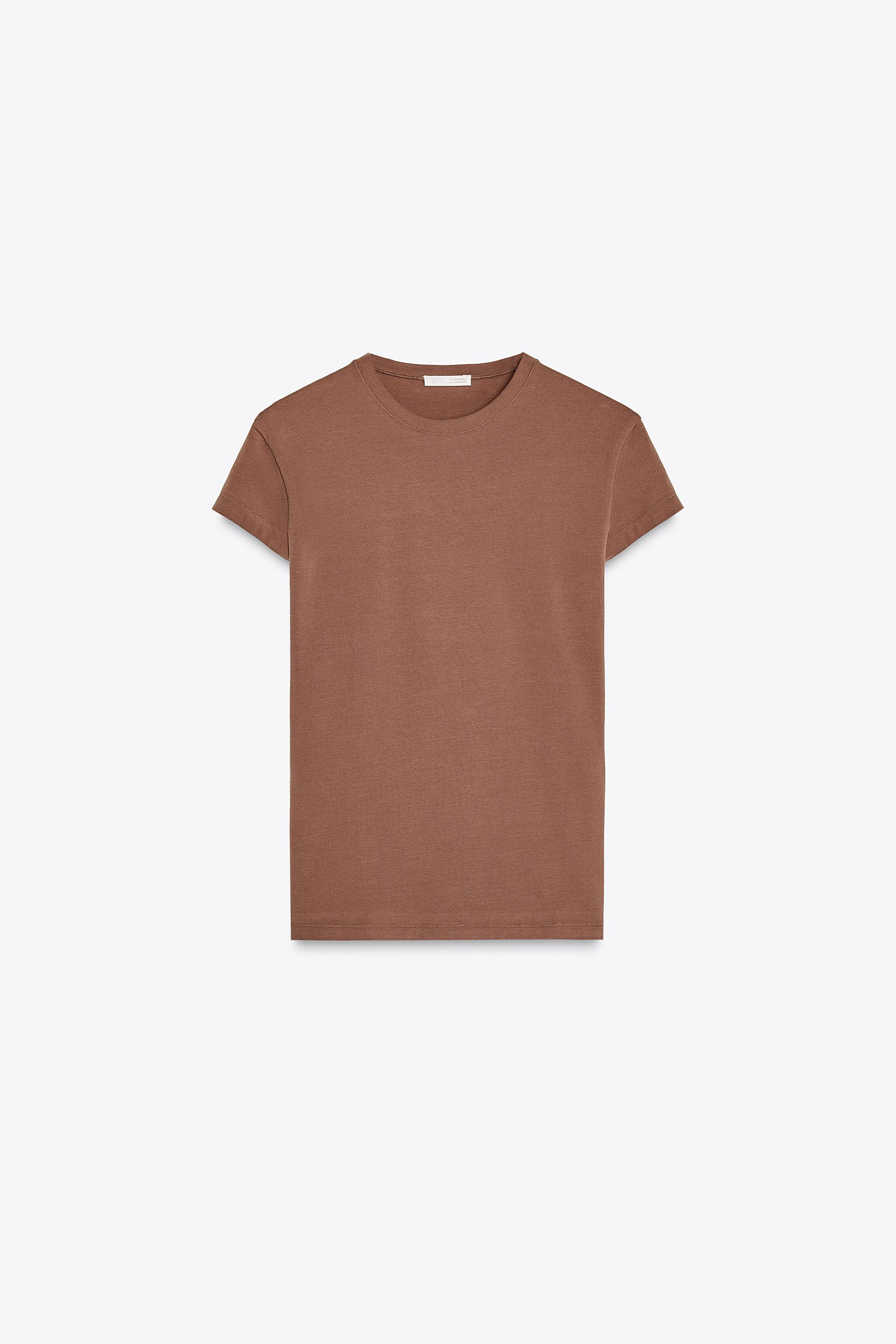 SLIM FIT SHORT SLEEVE T-SHIRT | Zara US