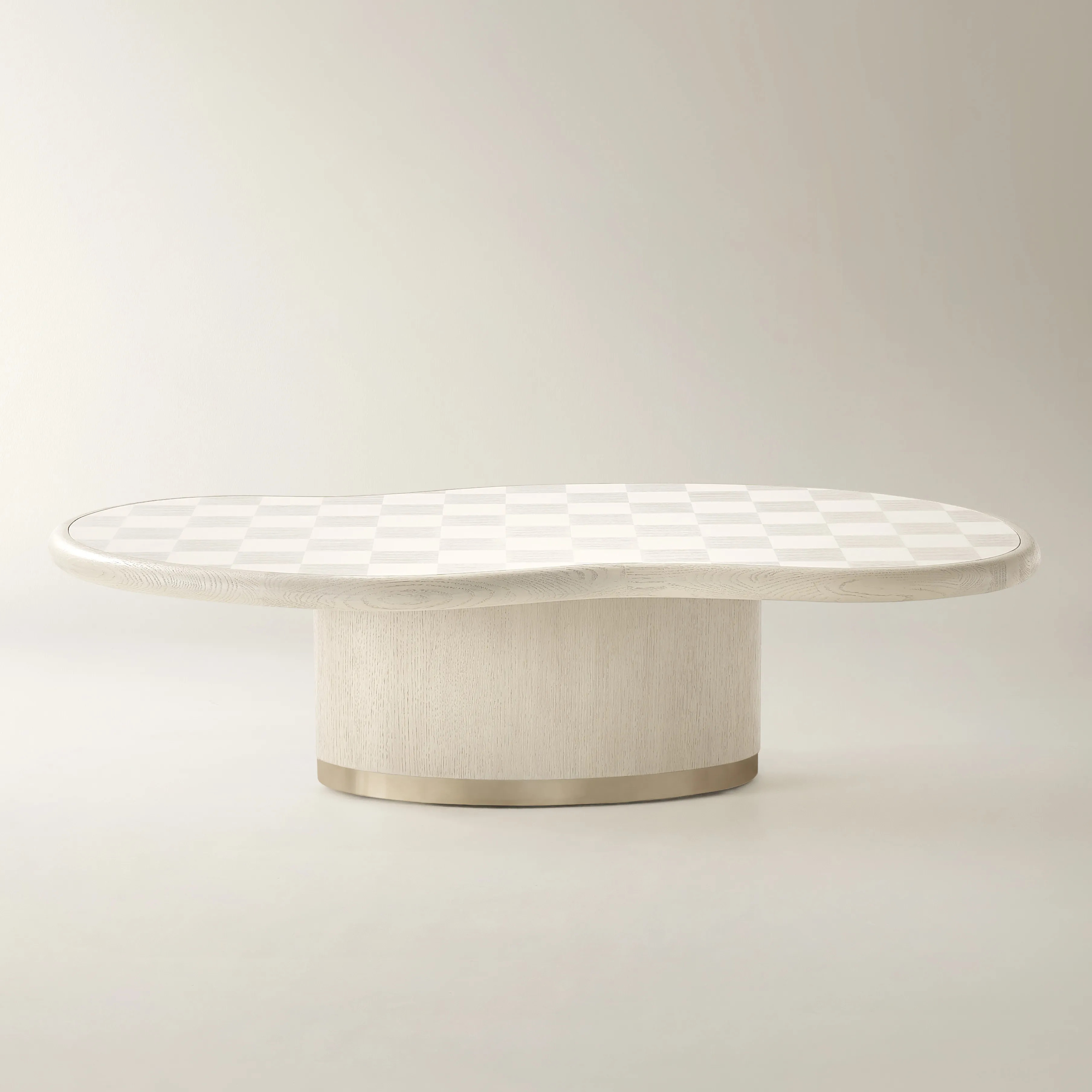 Vetra Checkerboard Oak and Maple Coffee Table (60") | Z Gallerie