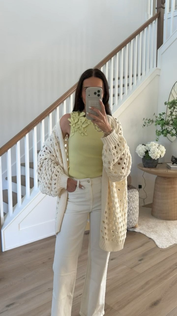 Feminine spring outfit with oversized cardigan and floral top.

cardigan outfit, spring outfit, light layers, casual chic, neutral outfit, everyday style, soft tones, effortless look, cozy style, classic outfit

#LTKOver40 #LTKootd
