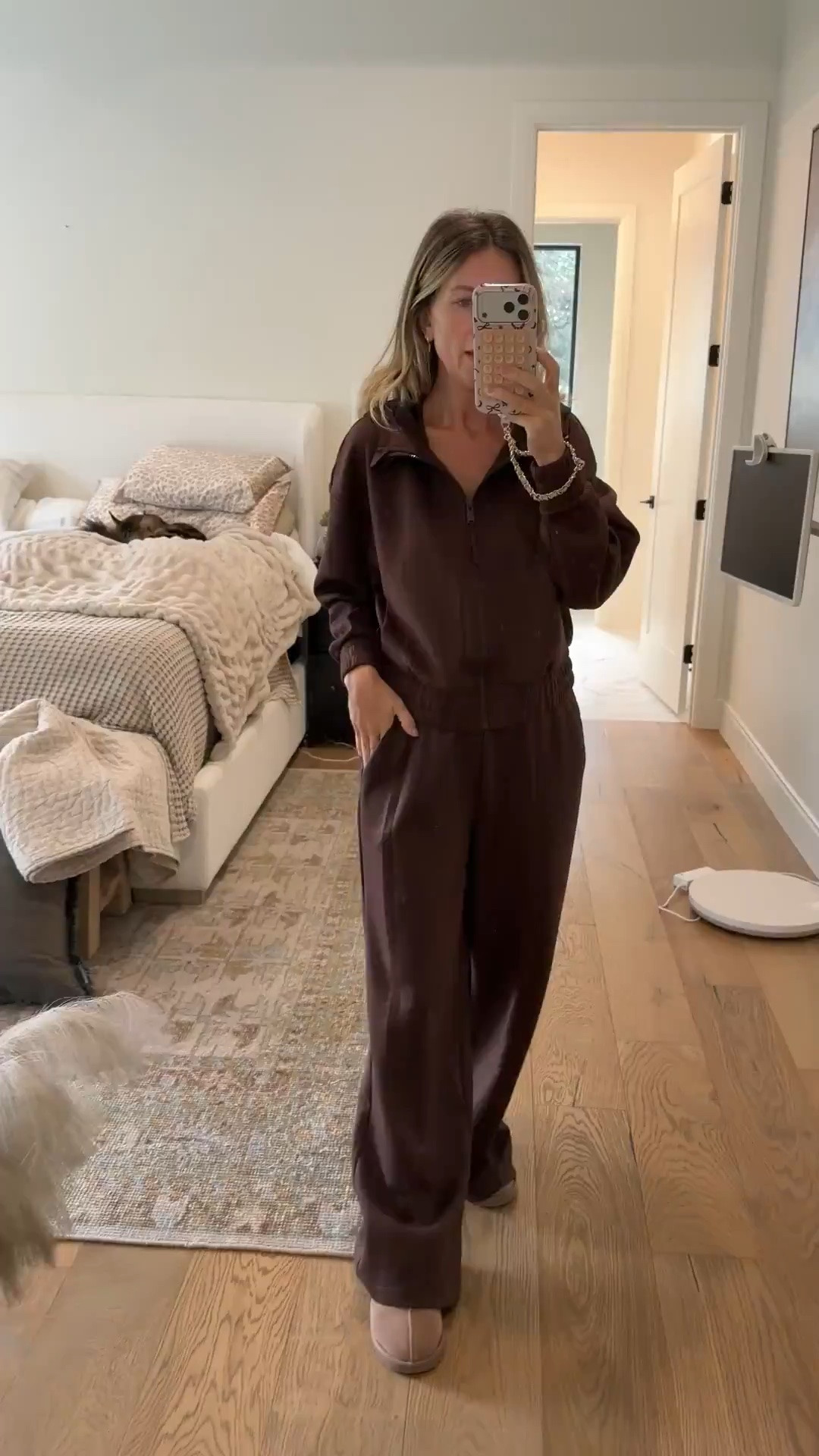 Weekly top seller! Walmart scubaknit pants! 
I’ve been on the hunt for a good sweat set that feels like spanx, but without the price tag! This one is a great affordable option! It’s buttery soft, comfy and I love this color for fall!

#LTKOver40 #LTKPetite #LTKootd