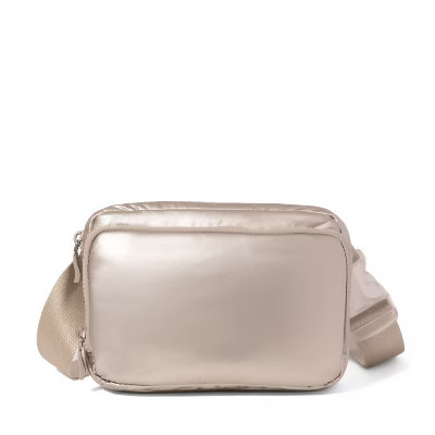 baggallini Modern Belt Bag Sling - Platinum Puff | Target