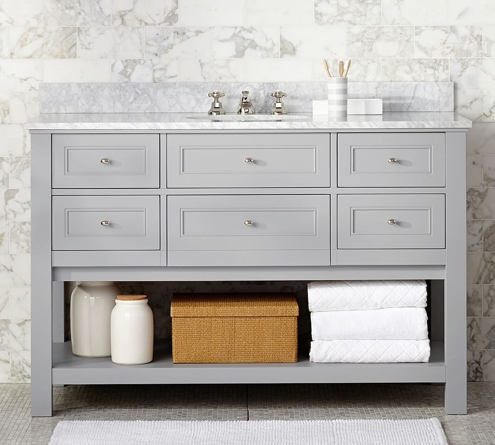 Classic 55" Single Sink Vanity | Pottery Barn (US)
