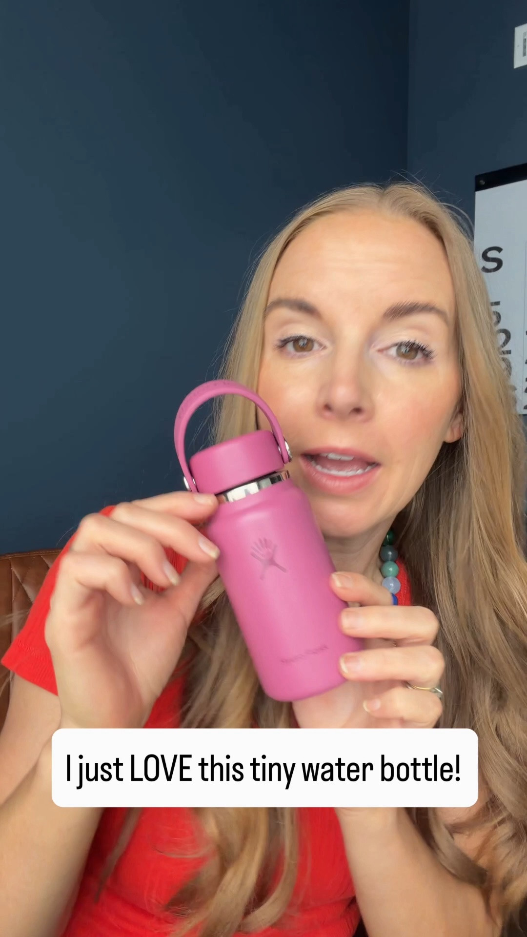 I am all in on this tiny water bottle!