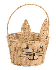 14in Bunny Basket With Pompom Tail | Baskets & Storage | Marshalls | Marshalls