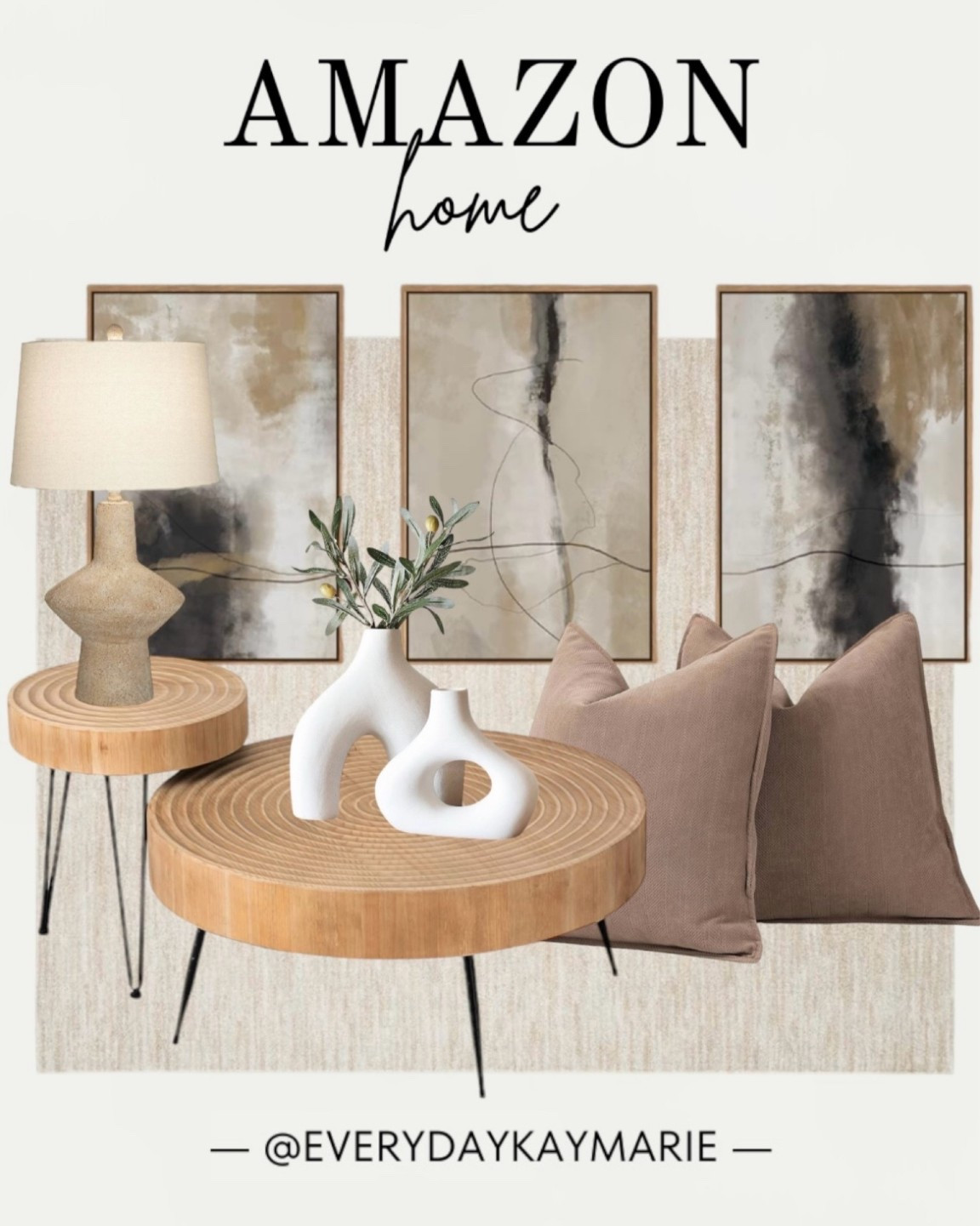 Amazon modern home 🖤

Coffee table, throw pillows, neutrals, wall art, table lamp, table decor, farmhouse, living room



#LTKStyleTip #LTKHome