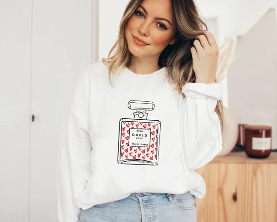 No14 Cupid Love Crewneck Sweatshirt  Luxury Sweatshirt Gift | Etsy | Etsy (US)