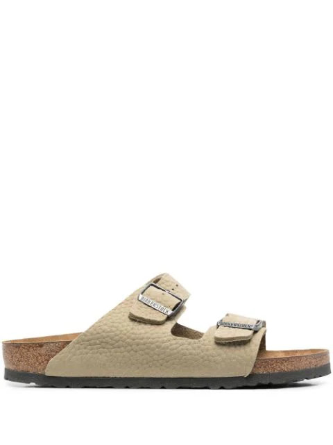 Birkenstock Arizona grained-leather Sandals - Farfetch | Farfetch Global