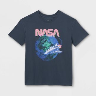Kids' NASA Oversized Graphic T-Shirt - art class™ Charcoal Gray | Target