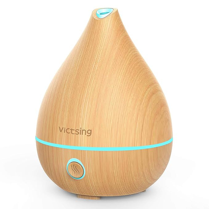 VicTsing Essential Oil Diffuser, Super Quiet 130ml Mini Diffuser for Essential Oils, Aromatherapy... | Amazon (US)
