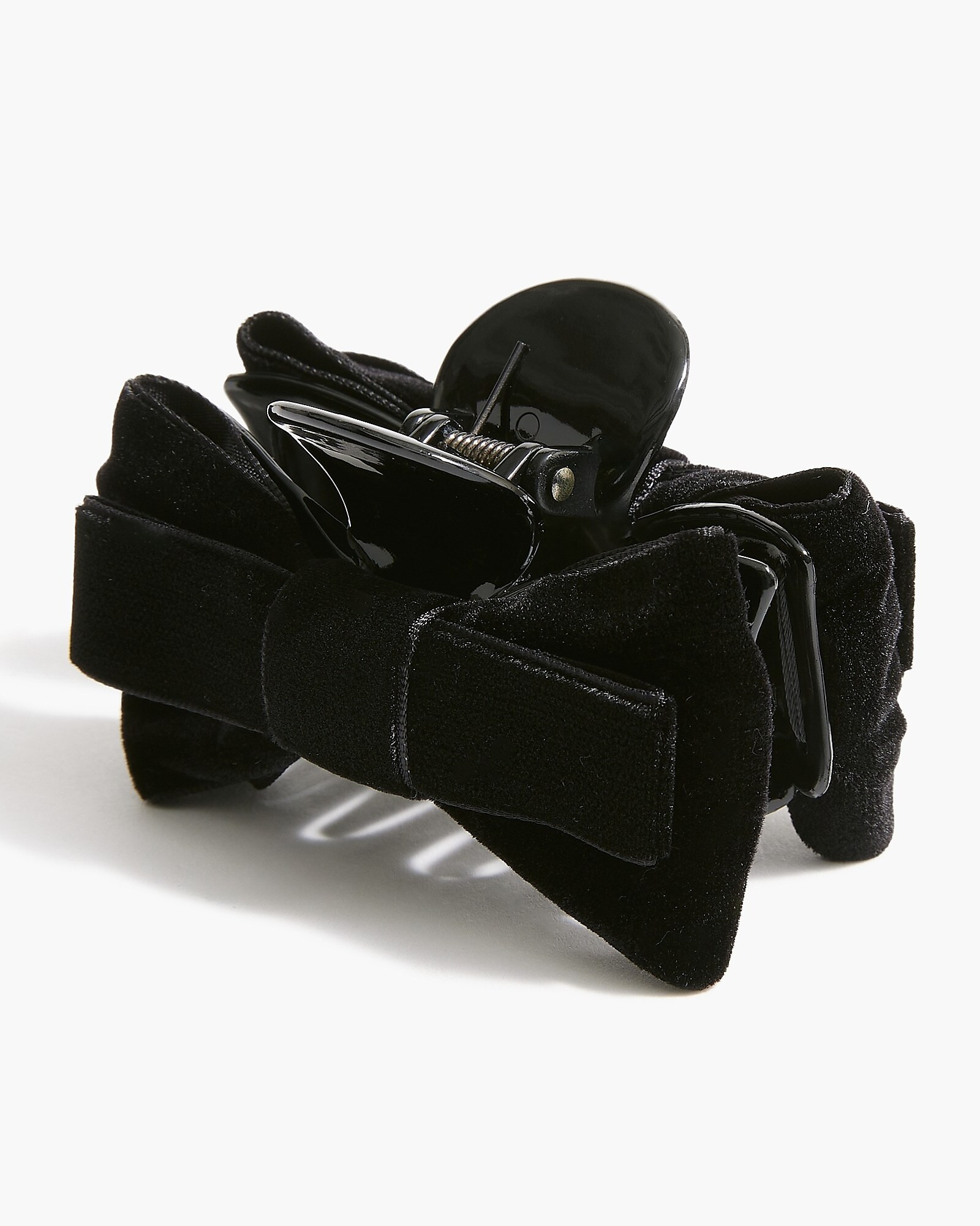 Velvet bow claw hair clip | J.Crew Factory
