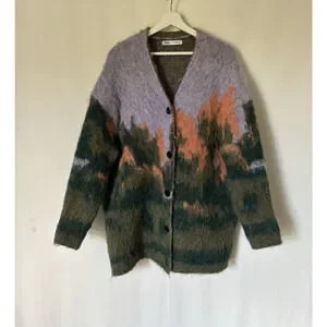 Zara Landscape Cardigan XS Oversized Warm Thick Knit | Poshmark