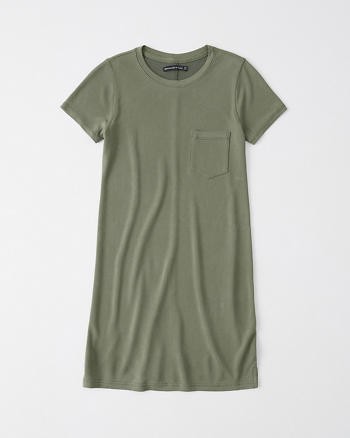 Slim Pocket Tee Dress | Abercrombie & Fitch US & UK