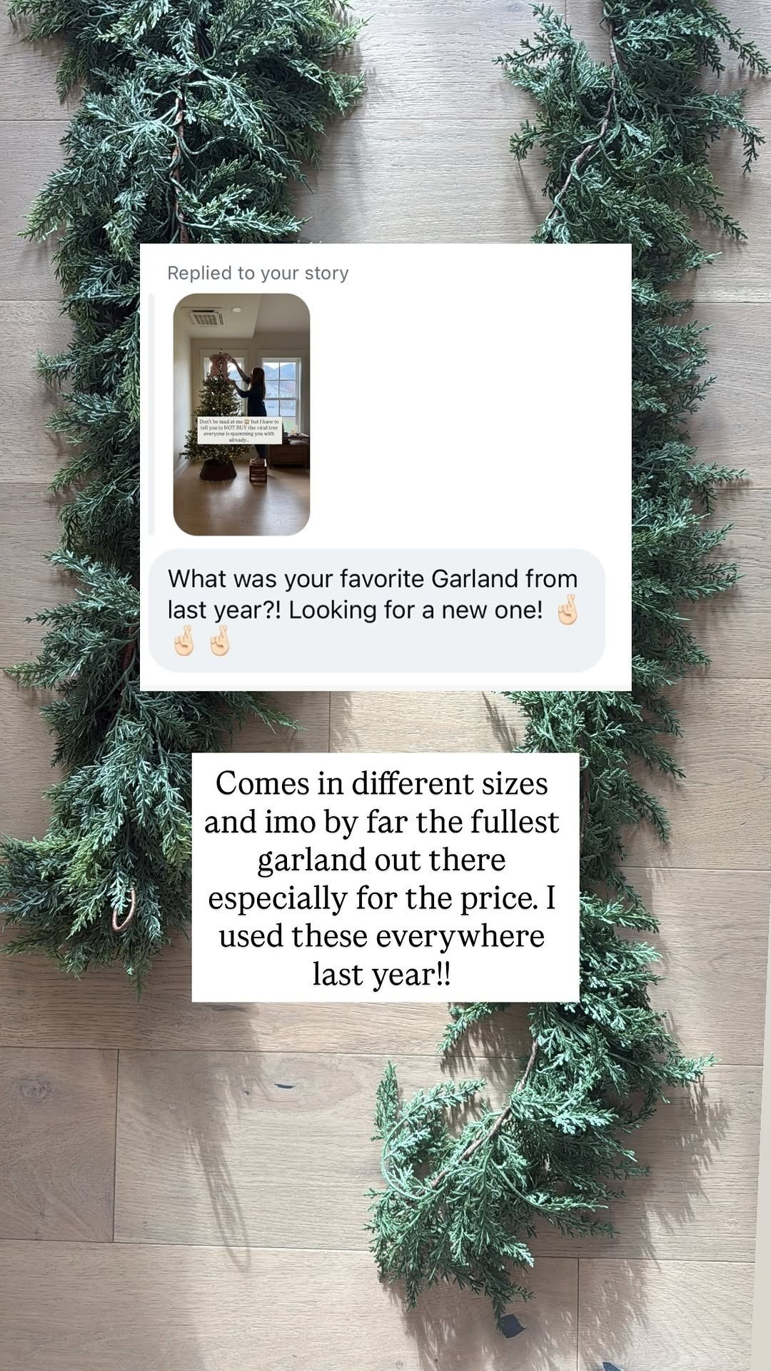 I know it's early but I am already getting questions about my favorite garlands. I have these two in 6ft and 9 ft lengths. They are great quality and look great! 

 #LTKSeasonal #LTKHome
