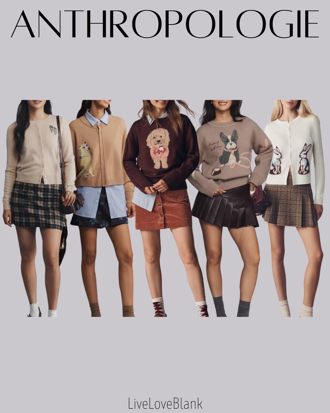 Anthropologie sweaters 
Dog sweaters 
Bunny sweater 



#LTKSeasonal #LTKgrwm #LTKootd