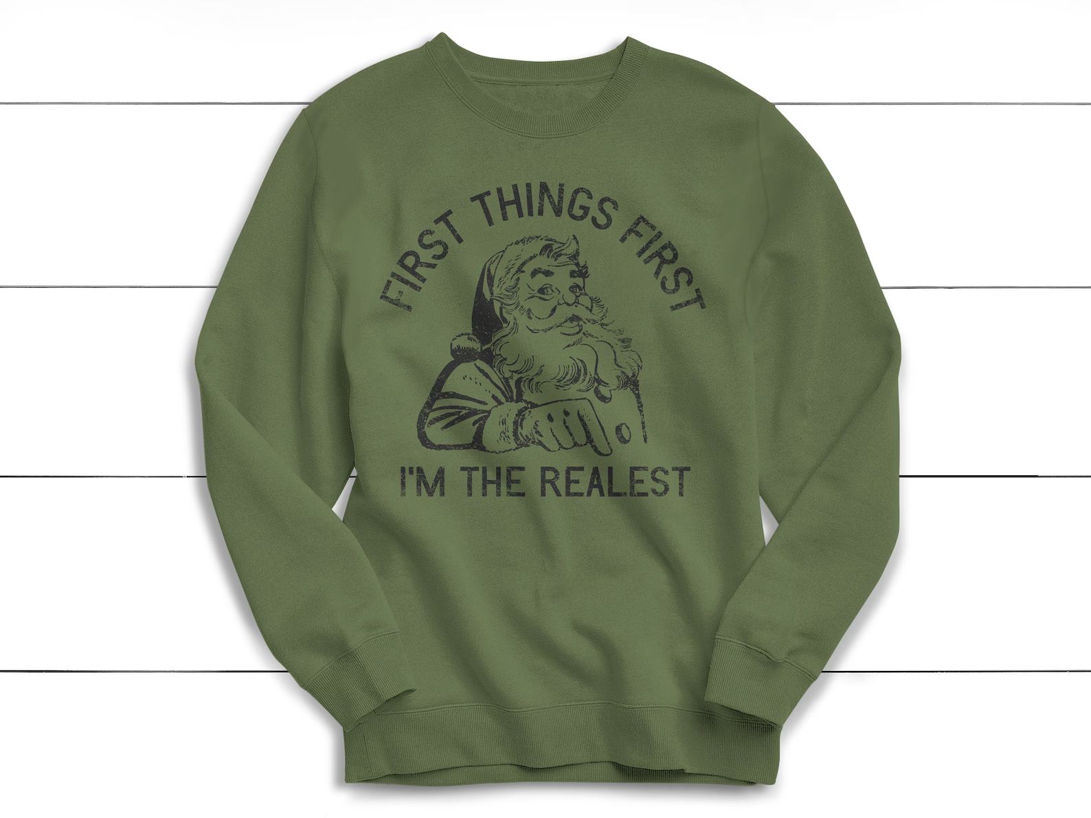 First Things First I'm the Realest Sweater Women's - Etsy | Etsy (US)