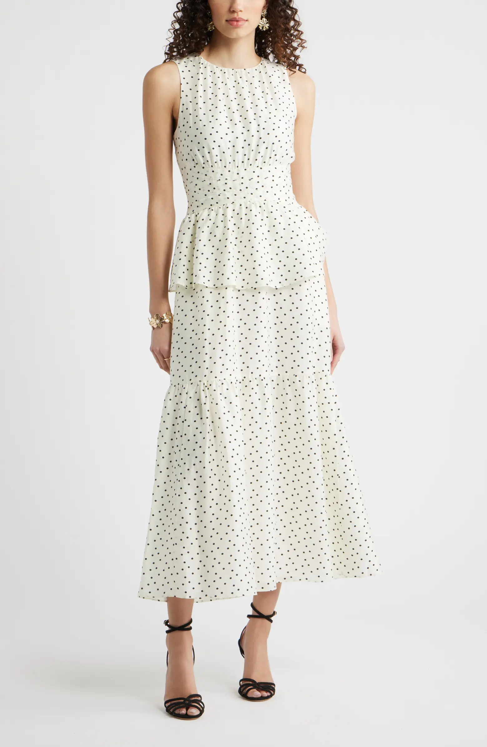 Chelsea28 Crewneck Seamed Waist Maxi Dress | Nordstrom | Nordstrom