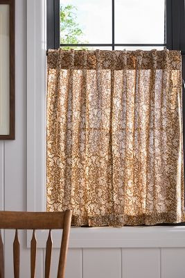 Hyacinth Printed Café Curtains, Set of 2 | Anthropologie (US)