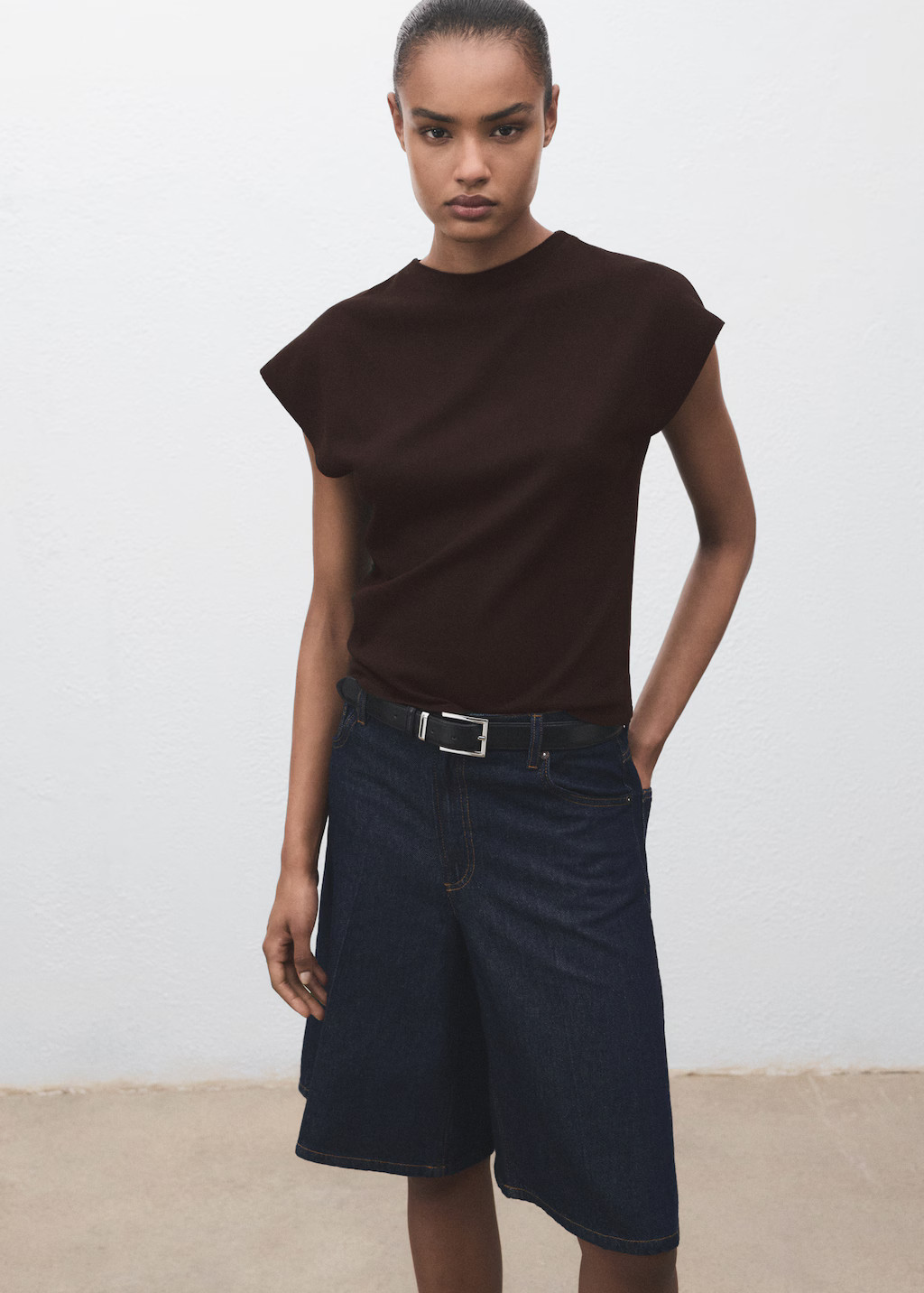 Short-sleeved fine-knit sweater - Women | MANGO United Kingdom | MANGO (UK)