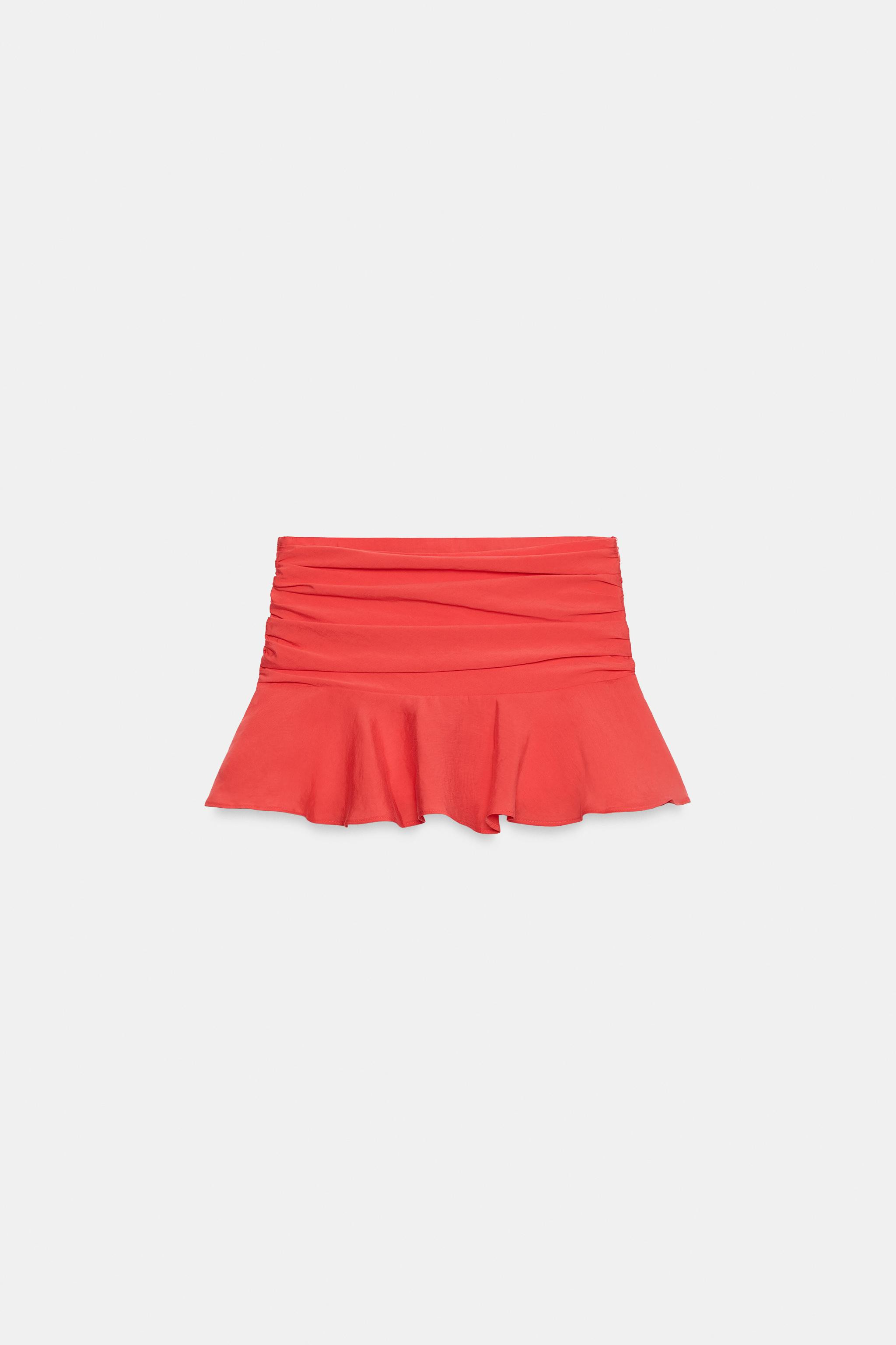 FLOWING FRILL SKORT | Zara US