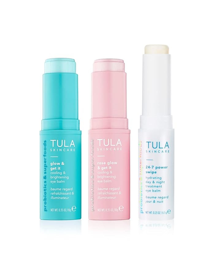 TULA Skin Care Eye Balm Extravaganza Kit (3 Pieces) - Eye Balm Stick for Dark Circle Under Eye Tr... | Amazon (US)