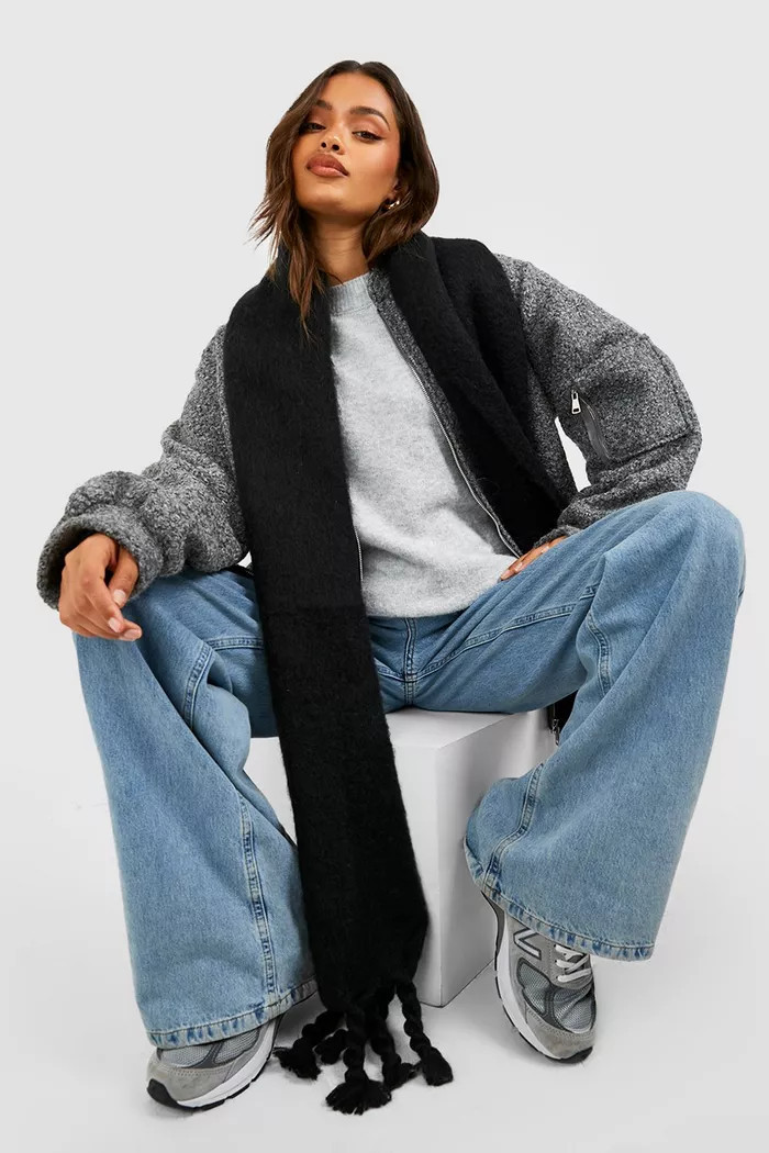 Chunky Tassel Scarf | boohoo (US & Canada)