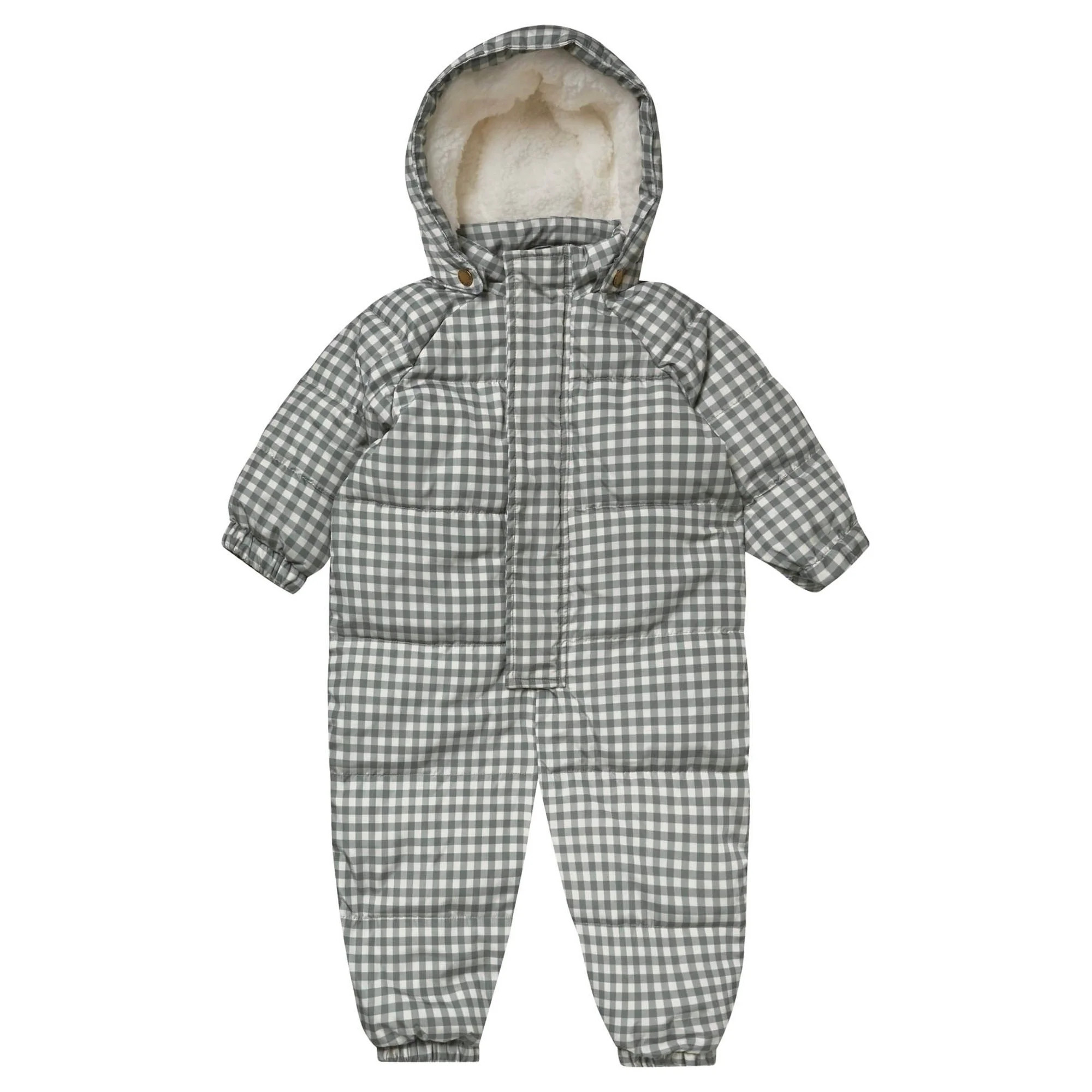 Rylee & Cru Puffer Onepiece, Marine Gingham | SpearmintLOVE