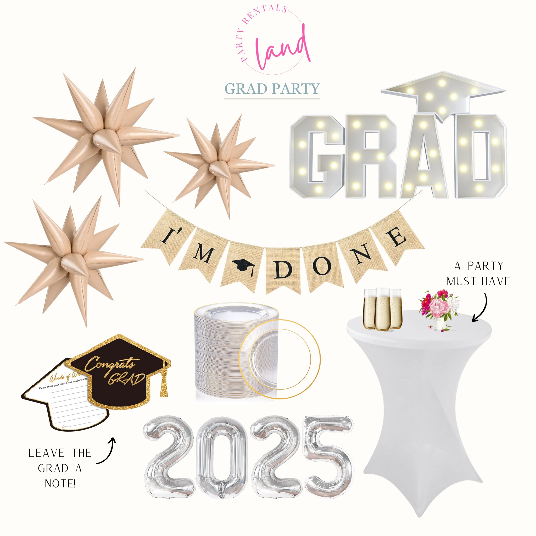 Grad Party Inspo

Grad parties  party inspo  party decor  tablecloth  home decor  banners  balloons  grad balloons  party balloons  landpartyrentals

#LTKStyleTip #LTKFindsUnder50 #LTKParties