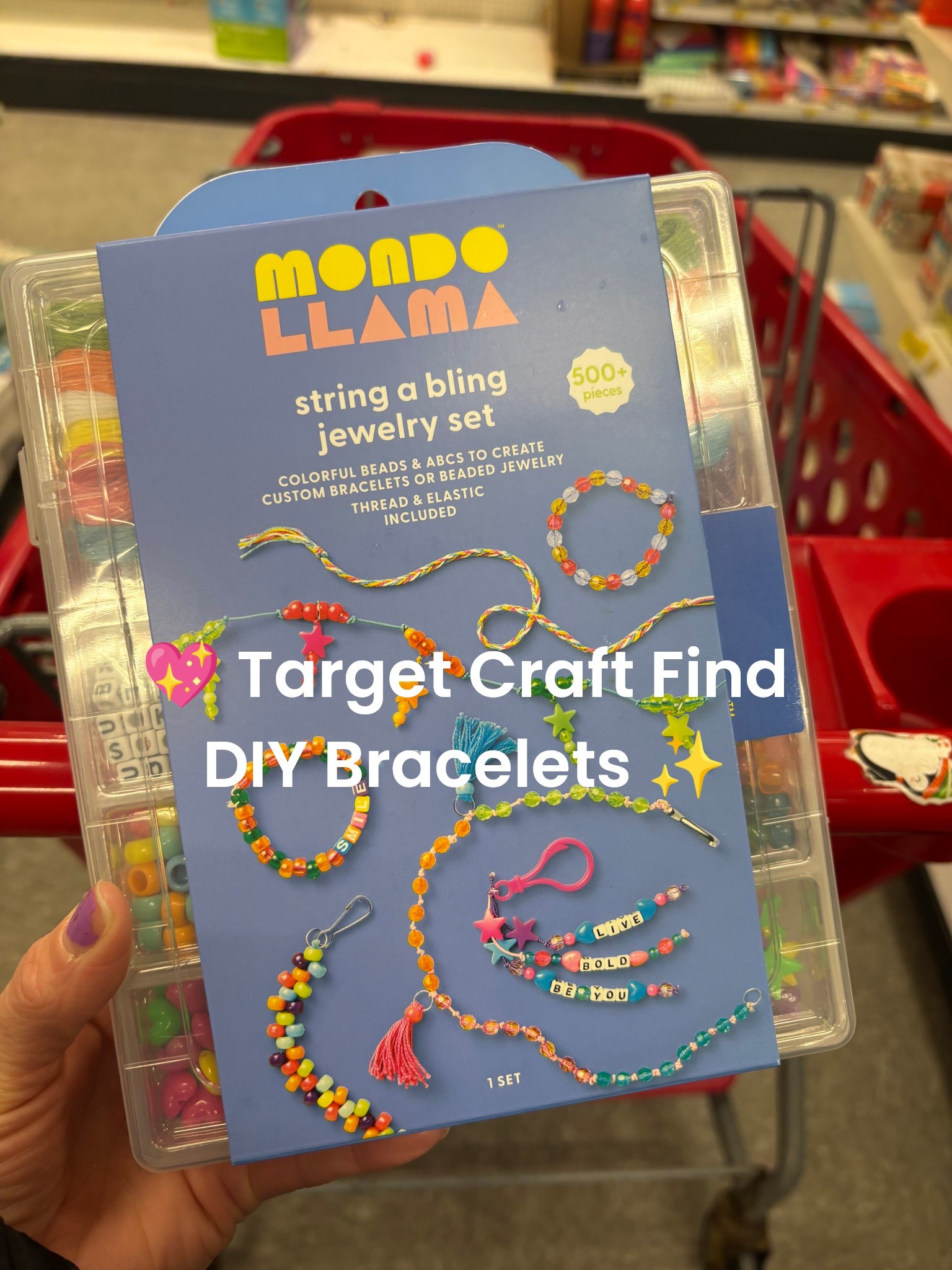 This Mondo Llama String-A-Bling set from Target is the CUTEST way for kids to make their own bracelets 😍✨ It’s colorful, creative, and perfect for quiet time, playdates, birthday activities, or homeschool art. A fun hands-on craft that keeps them busy and proud of what they make! #ltkunder50 #ltkfinds #ltkkids #ltkgiftideas #ltkhome #ltkmom #targetfinds #targetmusthaves #mondollama