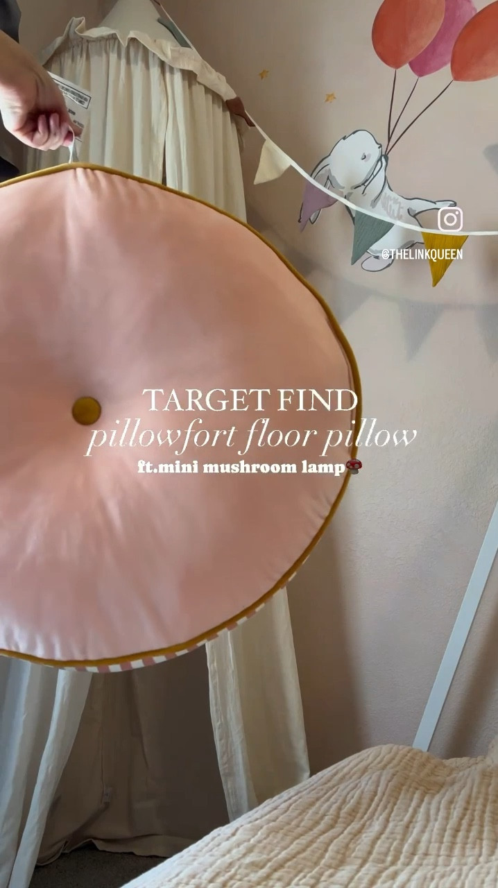 Target has a BUY ONE GET ONE 50% OFF SALE on kids room decor/necessities! The reading nook pillow & mushroom nightlight combo... 🥹🍄💭🌙📖 

Pillow also comes in blue! 

pillowfort / baby / nursery / toddler / playroom / bedroom / kids / home finds

#LTKbump #LTKbaby #LTKkids