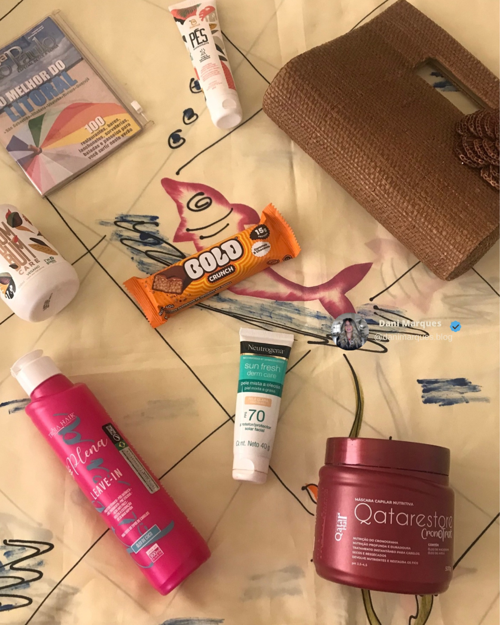 Eu adoro praia , sol e mar para curtir o sol .

Hoje vim trazer meus produtos favoritos para você que curte cuidar do corpo e cabelo .
