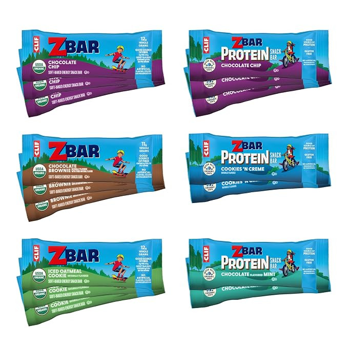 Zbar + Zbar Protein Variety Pack - Soft-Baked Energy and Protein Snack Bars with Organic Oats - 6... | Amazon (US)