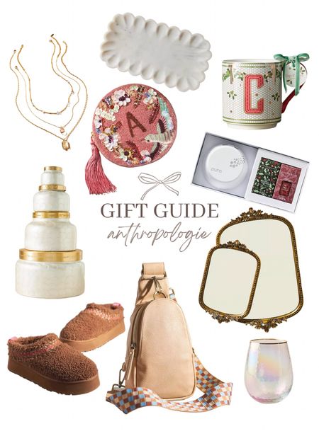 Anthropologie gift guide, home decor, belt bag, primrose mirror, puts, ugg tazz braid, necklace, wine glass, tray, holiday mug, Christmas gift, holiday gift

#LTKGiftGuide #LTKHolidaySale #LTKHoliday