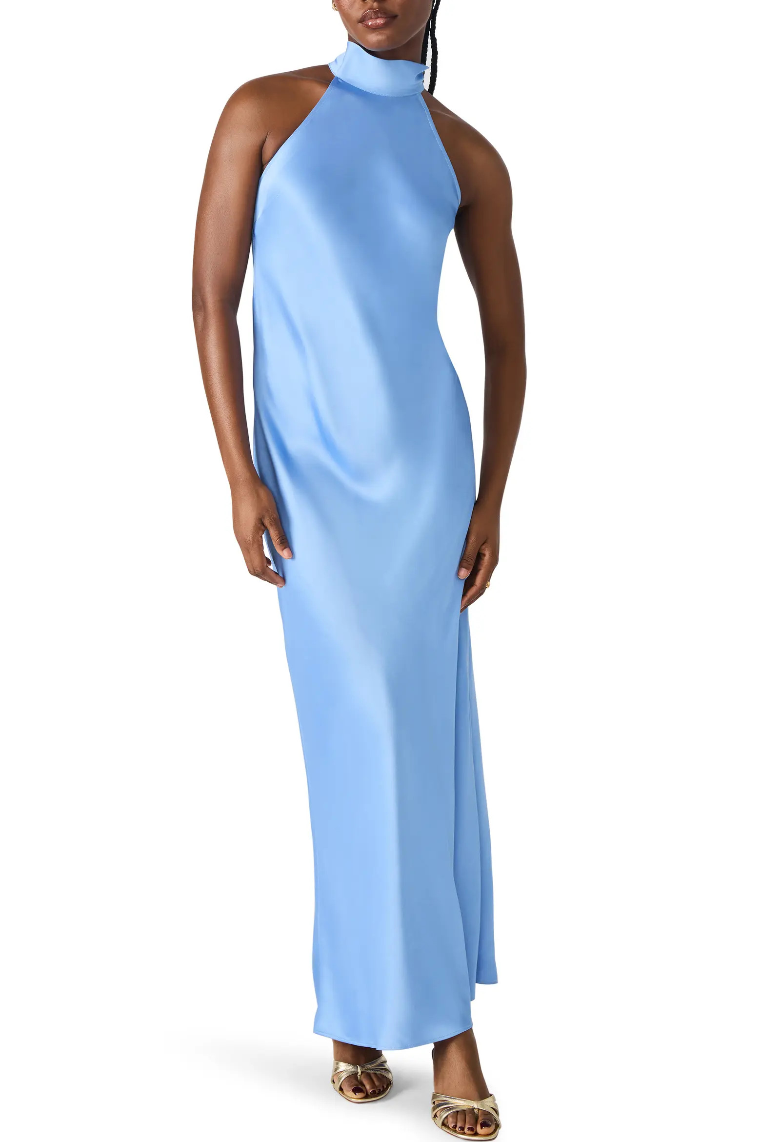 Lara Satin Bias Cut Maxi Dress (Women) | Nordstrom | Nordstrom