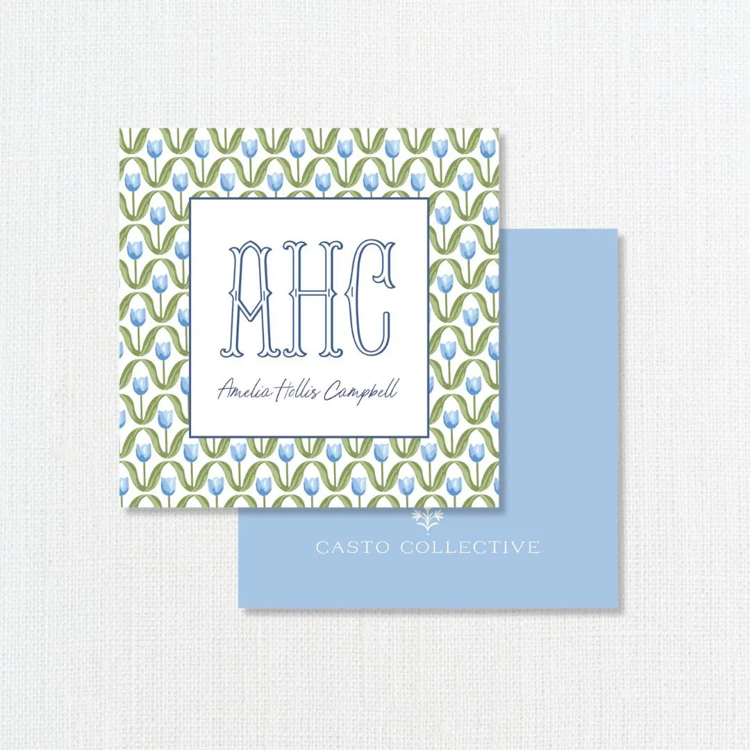 Elegant Tulip Enclosure Cards, Spring Gift Tags, Mother's Day Gift - Etsy | Etsy (US)