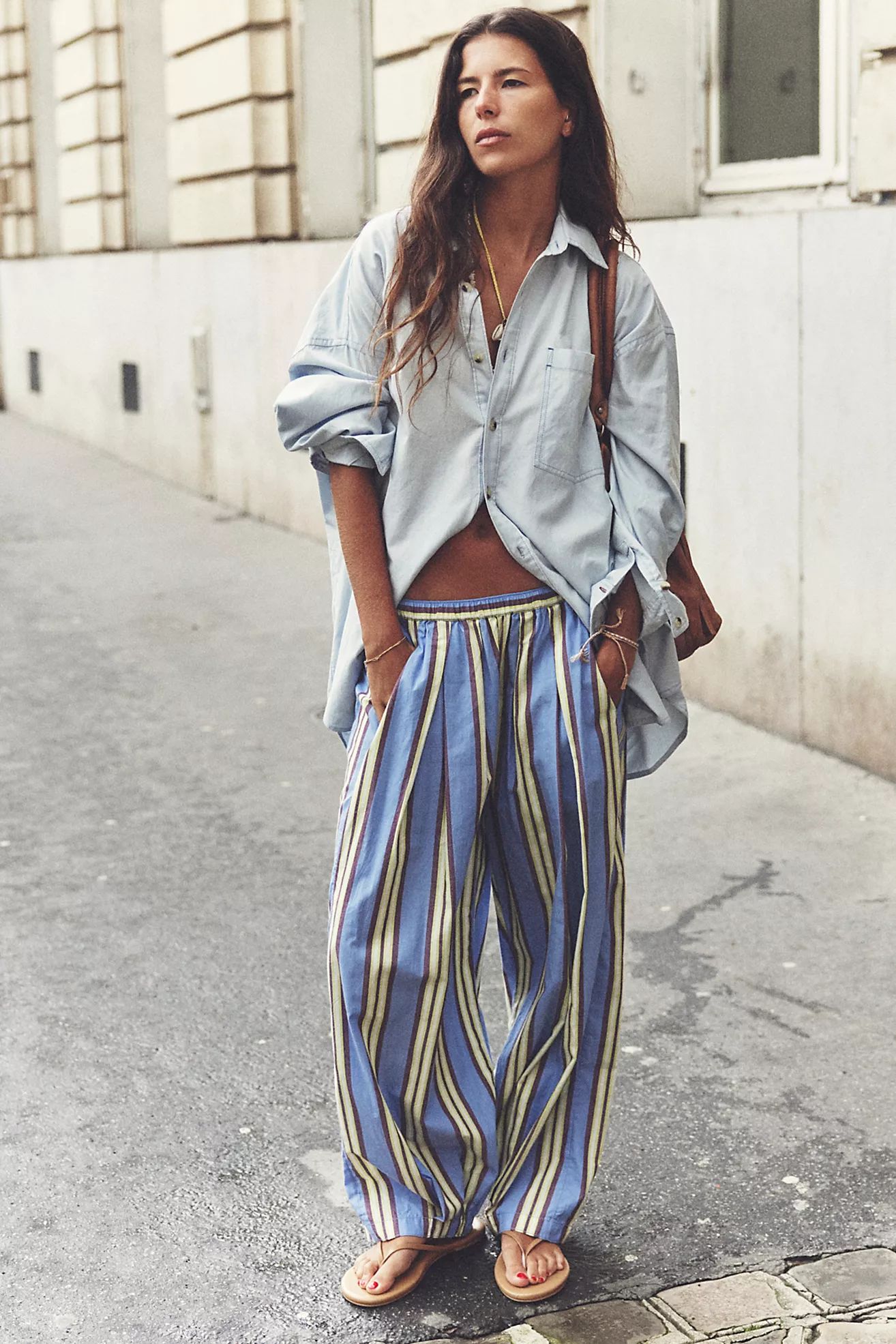 To The Sky Striped Parachute Pants | Free People (Global - UK&FR Excluded)