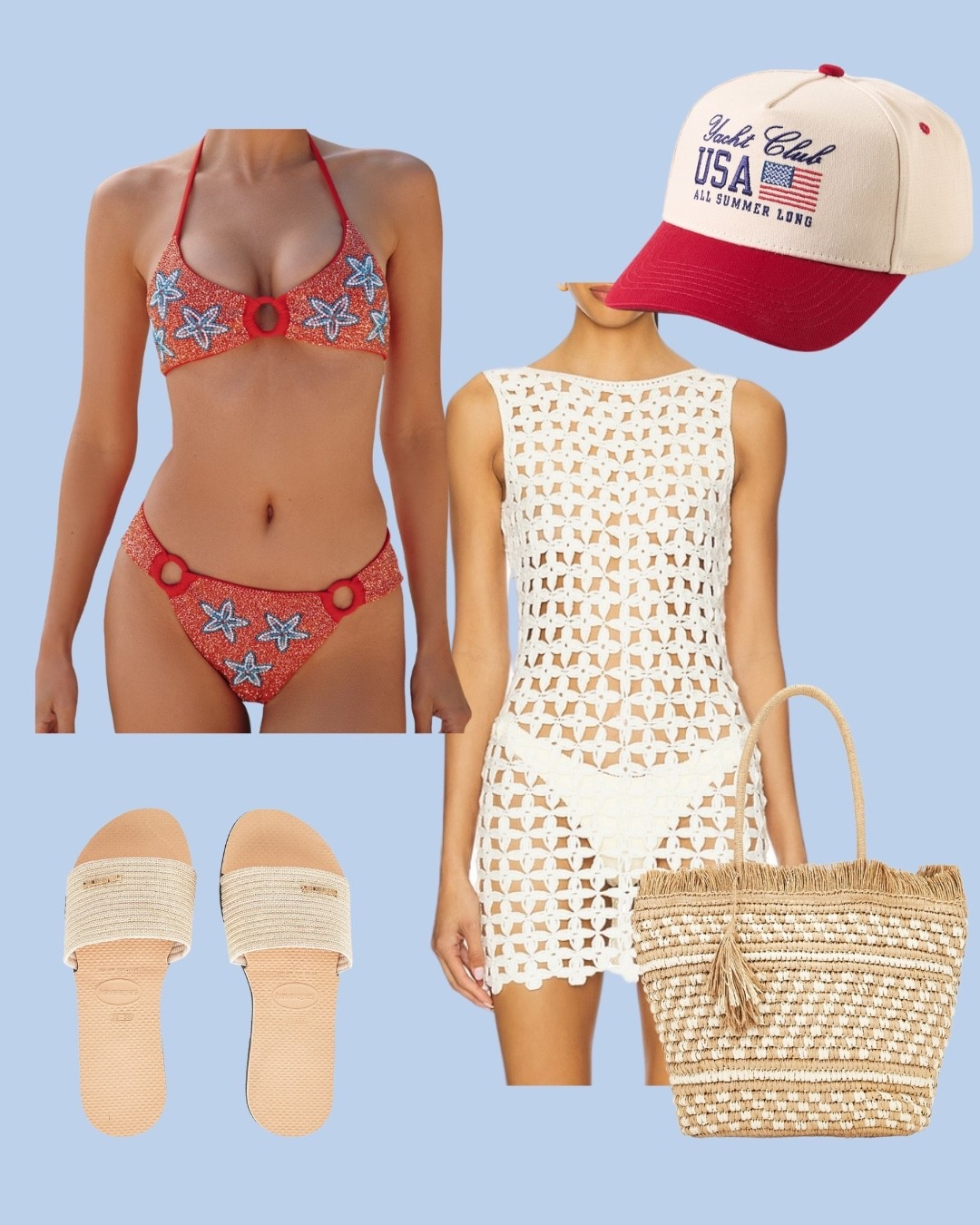 Fourth of July swimsuit outfit!! 

patriotic, red white and blue, Fourth of July, 4th of July, USA outfit, America outfit, star print, swimsuit, summer outfit, BBQ outfit, firework fit, Americana, festive look, stars and stripes, July 4th fashion, casual chic, backyard BBQ style, holiday outfit, cute and comfy, summer party outfit, Beachy, lake, river, pool 

#LTKSummerEdit #LTKStyleTip #LTKSeasonal