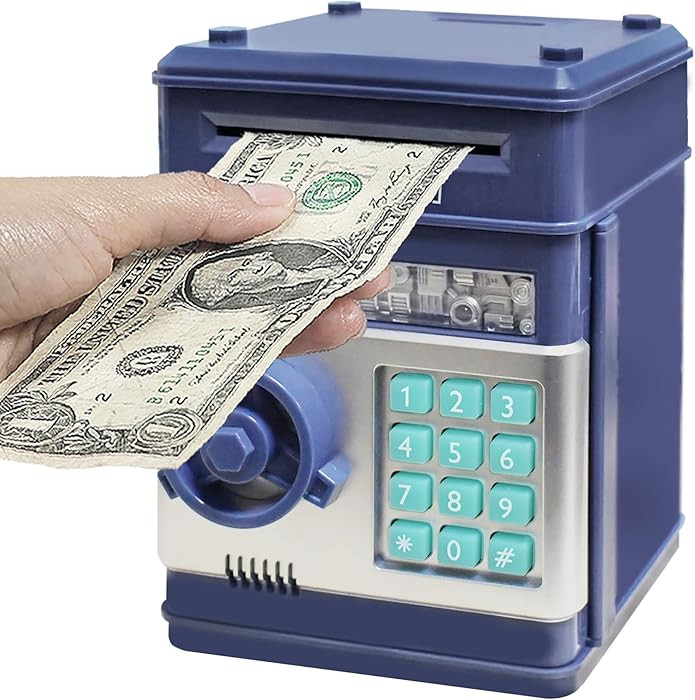 HUSAN Piggy Banks Money Banks for Kids, Electronic Password Code Money Banks ATM Banks Box Coin B... | Amazon (US)